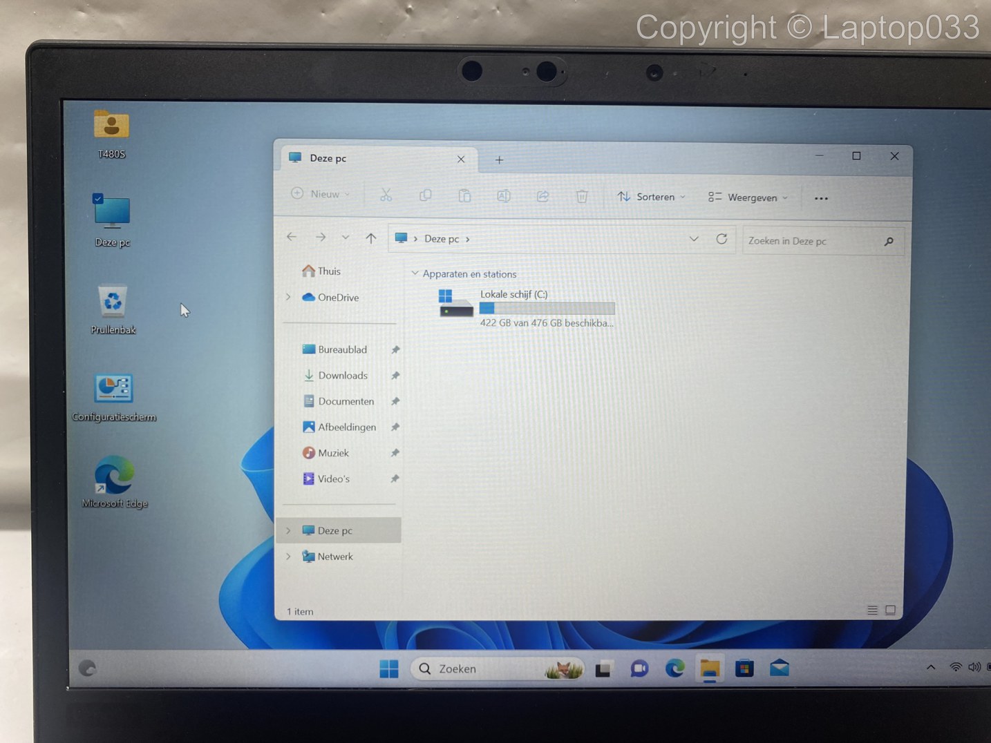 Lenovo T480s Thinkpad i5 8350U 16GB 512GB SSD Win 11 Pro - Afbeelding 7